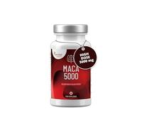 Maca Root - High Dose 500 mg Corresponds to 5000 mg of Fresh Maca - 60 Capsules for 60 Days - Highly Bioavailable Maca Extract - with Piperine for Better Absorbtion - Sensilab