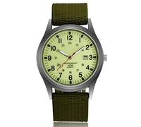 Macabolo Fashion Men's Watches Luminous in the Dark Luxury Military Watch Army Casual Dial Calendar Sport Quartz Watch, Luminous Green