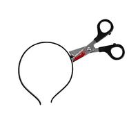 Macabolo Halloween Horror Headbands, Axe Scissor Hammer Pattern Hair Bands Plastic Bloody Headwear for Halloween Party Supplies