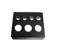 Macabolo Tattoo Ink Cup Holder, Professional 7 Holes Stainless Steel Tattoo Ink Cup Holder Pigment Stand Tattoo Accessories