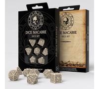 Q Workshop Dice Macabre Dice Set Power Of The Underworld Board Game 7 Units Golden Kids