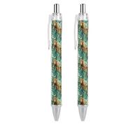 Macaca Fuscata Monkey Retractable Ballpoint Pen 0.5 Fine Point Flexible Round Barrel for Writing Comfort 1 PCS AS PIC 2