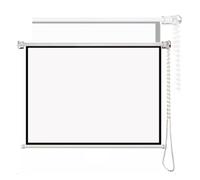 MACAGGTNTU 30 Inch Manual Pull Down Projection Screen Small Projector Screen 4K HD Wall Mounted Projector Movie Screen For Home Theater Office School(40 inch-16:9)
