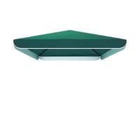 MACAGGTNTU 8x8ft Patio Umbrella Replacement Canopy Cover Square Garden Umbrella Replacement Canopy Outdoor Beach Parasol Umbrella Cloth(Green,300x300cm(10x10ft))