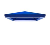 MACAGGTNTU 8x8ft Patio Umbrella Replacement Canopy Cover Square Garden Umbrella Replacement Canopy Outdoor Beach Parasol Umbrella Cloth(Blue,250x250cm(8x8ft))