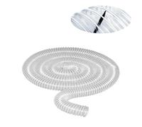 MACAGGTNTU Clear Dust Collection Hose Flexible Duct Hose PVC Fume Collection Hose Diameter 2" 3" 4" 6" 8" 10" Length 3.3 6.5 10 13 16 20 23 26 33ft(3m/9.84ft,140mm/5.51in)