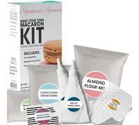 Macalicious Macaron Baking Mix - DIY Bake Your Own French Macarons Kit -Includes All Dry Ingredients, Pastry Bags with Piping Tip, Template,and Detailed Instructions -Great activity for Kids & Adults