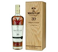 Macallan 30 Year Old Sherry Oak Blue Label Limited Edition Speyside Single Malt Scotch Whisky 70cl