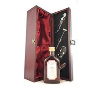 Macallan Glenlivet 17 Year Old Single Malt Scotch Whisky 1963 Distillery Bottling (Decanted Selection) 20cls in a silk lined wooden box with four wine accessories, 1 x 200ml