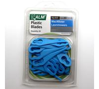 MacAllister MCM18-Li 18v Cordless Lawnmower Plastic Blades 20 Pack MC008