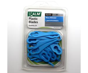 MacAllister MCM18-Li 18v Cordless Lawnmower Plastic Blades 20 Pack MC008