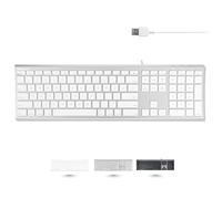 Macally ACEKEY-US, ultraslim USB-A Keyboard for Mac, US QWERTY Key Cap Layout