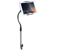 Macally CARFLOORMOUNT, screw-on car mount for car/truck seat rail, adjustable for mobile phones and tablets from 17.8 cm - 27.9 cm wide.