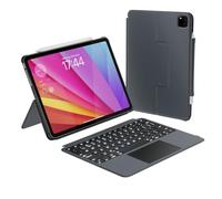Macally - iPad Pro M4 11-inch Case with Keyboard (2024 Gen 7) - Detachable Backlit Keyboard with Trackpad, Multi-View Stand, Apple Pencil Holder - iPad Pro Keyboard Case