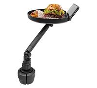 Macally MCUPTRAY, car cup holder, with tablet and mobile phone holder for iOS and Android smartphone, black.