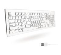 Macally MKEYE Keyboard with Shortcuts for Mac/PC