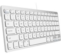 Macally SLIMKEYCA, compact USB-A Keyboard for Mac, US QWERTY Key Cap Layout