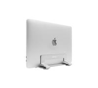 Macally Universal Vertical Laptop Stand 13"-17" - Aluminium Silver
