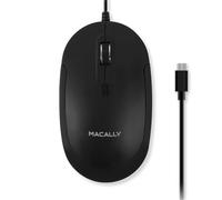 Macally USB C Mouse for Mac and PC - Slim, Quiet, Reliable - 4 DPI Mode Type C Mouse for Laptop, MacBook Pro/Air, iMac