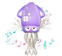 MACALOCA Dancing Octopus Toy, Funny Electric Dancing Squid Toys with LED & Music, Crawling Octopus Tummy Time Toys forfor 3 4 5 6 7 8 Year Old Kids Boy Girl Christmas Birthday Gifts, Purple