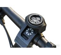 Macamolly Bicycle Computer Mount - Centred Out Front Handlebar Mount for Garmin, Wahoo, Magene, iGPS & More, Black