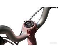 Macamolly Bicycle Computer Mount - Centred Out Front Handlebar Mount for Garmin, Wahoo, Magene, iGPS & More, Brompton, Pink