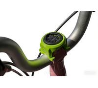 Macamolly Bicycle Computer Mount - Centred Out Front Handlebar Mount for Garmin, Wahoo, Magene, iGPS & More, Brompton, Green