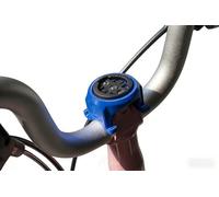 Macamolly Bicycle Computer Mount - Centred Out Front Handlebar Mount for Garmin, Wahoo, Magene, iGPS & More, Brompton, Navy Blue