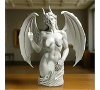 Macamolly Middle Finger Sculpture Lilith Attitude The Original of the Talk to the Hand Symbol 20cm Statue Room Decor Room Decor