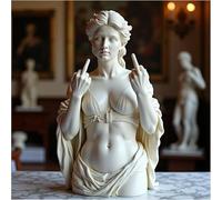 Macamolly Venus Attitude Sculpture of a Gr oddess in a Talk to the Hand Gesture 20cm Statue as Room Decor