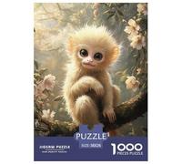 Macaque Monkey 1000 Pieces Premium Jigsaw Age 14+ for Adults Cool Collage Effect, Home Decoration, Educational, Challenging 38x26cm/1000pcs