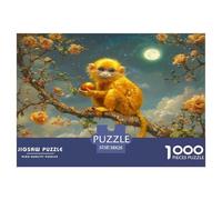 Macaque Monkey 1000 Pieces Premium Jigsaw for Adults Cool Collage Effect, Home Decoration, Educational, Challenging 38x26cm/1000pcs
