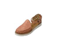 Macarena Collection Sandals women Huarache Sandal Colorful Leather Mexican Style Color Tan Sunflower die cut 040, Tan, 5 UK