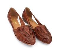 Macarena Collection Womens Shoes Leather Sandals for Women | Huarache Handmade Mexican Sandals | Comfortable & Stylish Womens Sandals 2167, Shedron, 3 UK