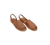 Macarena Collection Womens Shoes Leather Sandals for Women | Huarache Handmade Mexican Sandals Women | Comfortable & Stylish Womens Sandals 4155, Tan, 2 UK
