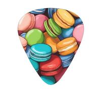 Macaron Biscuit Flavored Guitar Picks Set-Premium Abs Material,Various Thicknesses-Enhance Your Playing Experience