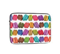 Macaron Biscuit Flavored Pastries Laptop Case Sleeve Water-Resistant Slim & Portable Shockproof Protective Cover For 10", 12", 13", 15", And 17" Laptops Bag Sleeve & Notebook Computer Pocket Case
