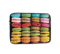 Macaron Biscuit Flavored Pastries Print Laptop Sleeve 12 inch, Ultra-Thin Computer Bag Notebook Computer Tablet Laptop Bag for Office Daily Commute