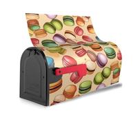 Macaron Biscuit Flavored Print Reusable Mailbox Cover Waterproof Mailbox Decor Magnetic Sun Protection Unique