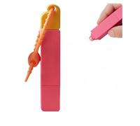Macaron-Colored Stain Remover Pen for Clothes | 2-in-1 Brush & Eraser |Portable Instant On-the-Go Cleaner with Carabiner Clip | Bleach DIY Design | Travel-Sized Stain Removal (Pastel Colors)