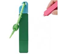 Macaron-Colored Stain Remover Pen for Clothes | 2-in-1 Brush & Eraser |Portable Instant On-the-Go Cleaner with Carabiner Clip | Bleach DIY Design | Travel-Sized Stain Removal (Pastel Colors)