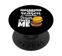 Macaron Lover Baker Enthusiast Reason Making Macaron PopSockets Adhesive PopGrip