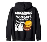 Macaron Lover Baker Enthusiast Reason Making Macaron Zip Hoodie
