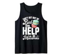 Macaron Lover Dessert Enthusiast Send Help Baker Macaron Tank Top