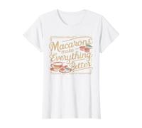 Macaron Lovers French Macarons Macaron Baking Macaron Making Macaron Making Value Graphic T-Shirt, Women, White, S