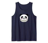 Macaron Panda Cute Dessert Animal Pun Art | Sweet Fun Treat Tank Top
