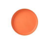 Macaron Spit Bone Dish Spit Bone Dish Household Snack Small Dish Pickle Dish Plastic Snack Cake Dish Dining Table Garbage Plate (Orange, One Size)