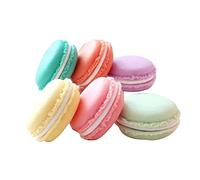 Macaron Storage Box Mini Gift Boxes Jewellery Storage Organiser Box for Rings Necklace Bracelets Earrings Resin 6pcs Nice and Deft