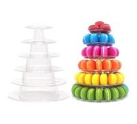 Macaron Tower Stand, 6 Tiers Macaron Display Macaroon Stand Tower Desserts Cupcake Holder Platter for Wedding, Birthday Party, Baby Shower, Party Decoration by Greatstar…