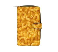 Macaroni and Cheese Fashion Wallet Credit Card Holder Slim Coin Pocket Purse Handheld Phone Bags for Women Men 8×4.5×1.5 Inches